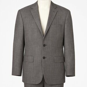 Pronto Uomo Men's Sport Coat Blazer Size 46 R Two Button Wool Silk Linen Blend